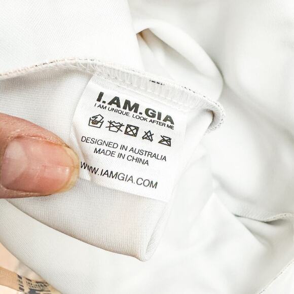 I AM GIA Lucid Striped Pants Wide Leg Patterned Size Small MINT - Picture 4 of 7